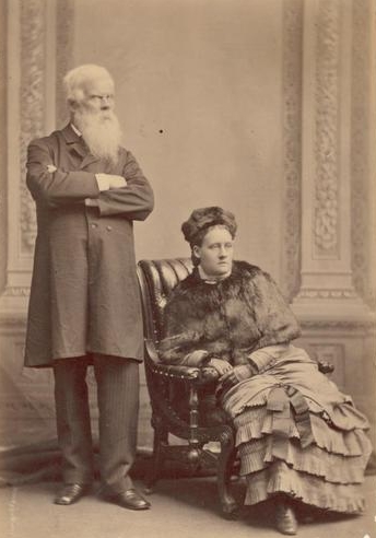 Parkes with his daughter Annie T. Parkes