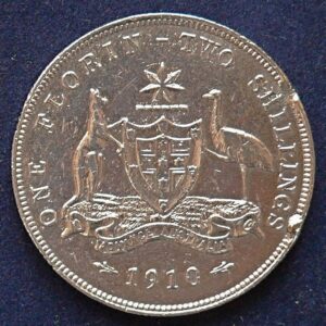 1910 Australia Florin - King Edward VII