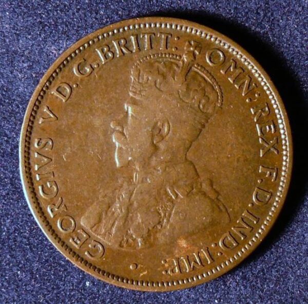 1912 Australia Half Penny - King George V