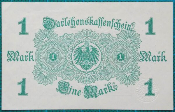1914 DARLEHNSKASSENSCHEIN EINE MARK