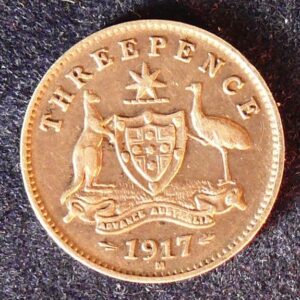 1917 Australia Threepence - King George V