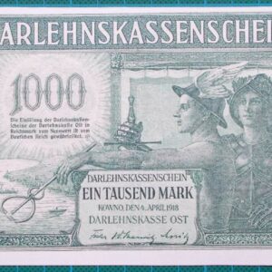 1918 Darlehnskassenscheine 1000 Marks A2430978