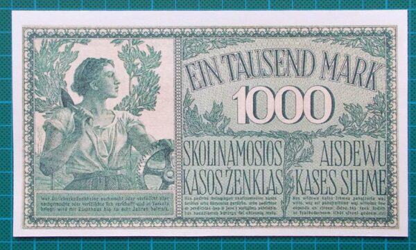 1918 Darlehnskassenscheine 1000 Marks A2430978