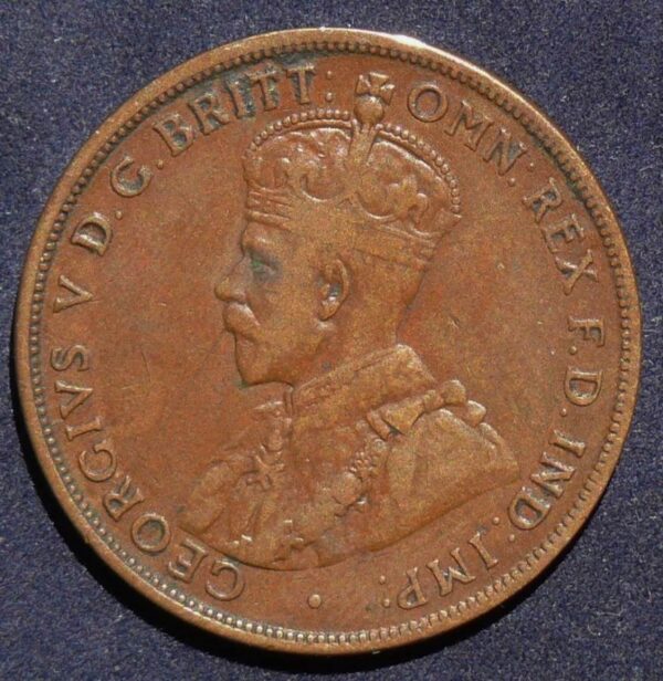 1919 Australia One Penny - King George V