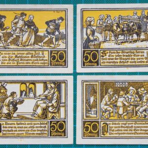 1921 DITFURT GUTSCHEIN NOTGELD NOTE SET