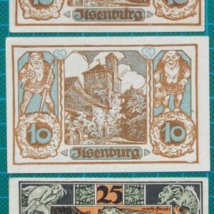 1923 ILSENBURG AM HARZ NOTGELD EMERGENCY MONEY SET