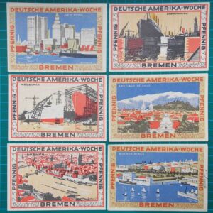 1923 Bremen German America Week 6 Note Set