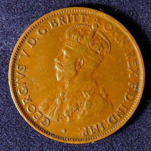 1926 Australia Half Penny - King George V