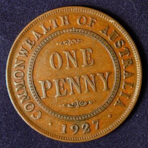 1927 Australia One Penny - King George V