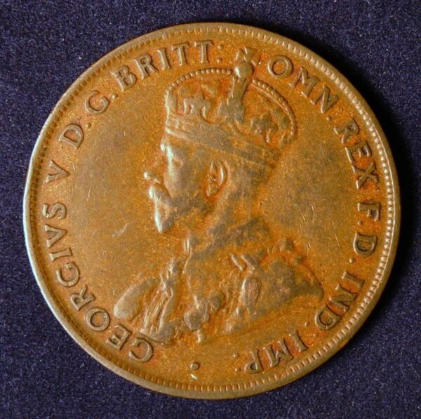 1927 Australia One Penny - King George V