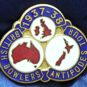 1937 - 38 British Bowlers Antipodes Tour Badge