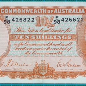 1939 Australia Ten Shillings - E98 84