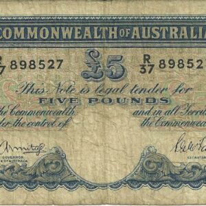 1941 Australia Five Pounds - R 37