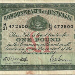 1942 Australia One Pound - H21