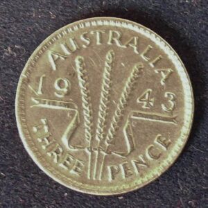1943 Australia Threepence - King George VI