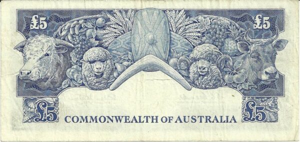 1960 Australia Five Pounds - TC 87