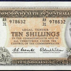 1961 Australia Ten Shillings - AH31