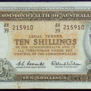 1961 Australia Ten Shillings - AH39