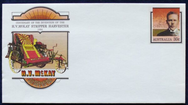 1964 Australia Post FDC - Centenary Of the Harvester
