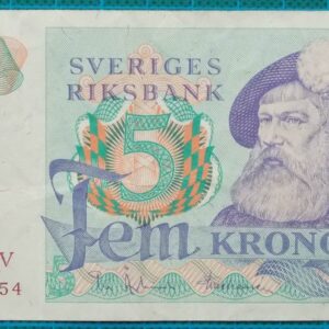 1966 Sweden Sveriges Riksbank 5 Kronor C258654