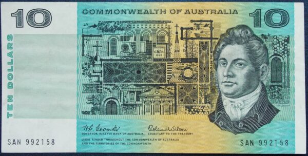 1966 Australia Ten Dollars - SAN