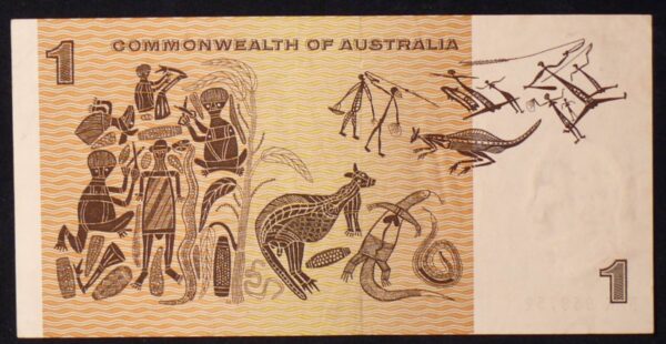 1972 Australia One Dollar Note - BHK
