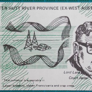 1974 $2 Election Propaganda Money Reject The Splitters 