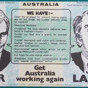 1975 $12 Election Propaganda Money Anti-Liberal Malcolm Fraser
