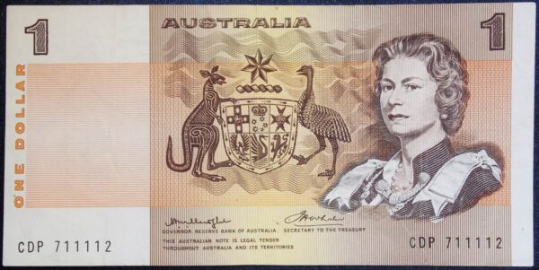 1976 Australia One Dollar Note - CDP