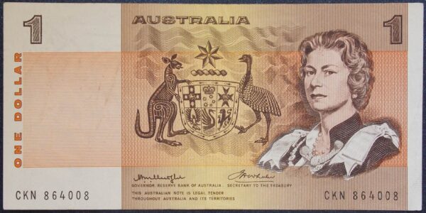1976 Australia One Dollar Note - CKN