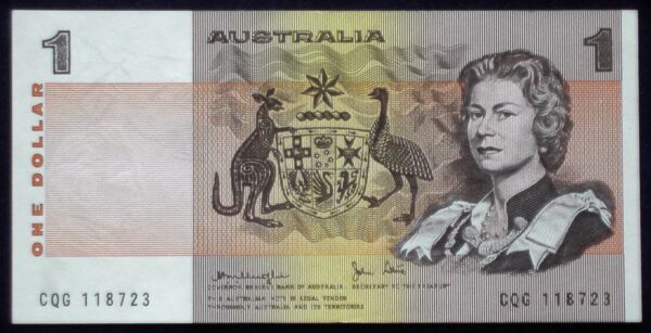 1977 Australia One Dollar Note - CQG