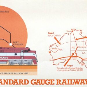 1980 Australia Post FDC - Perth Standard Gauge Railway Society