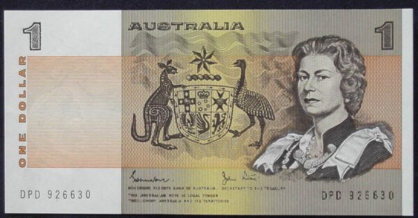 1982 Australia One Dollar Note - DPD