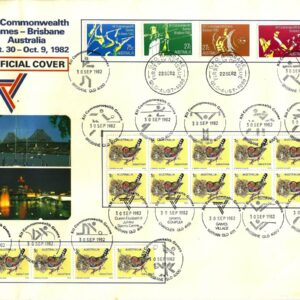 1982 Australia Post FDC - XII Commonwealth Games