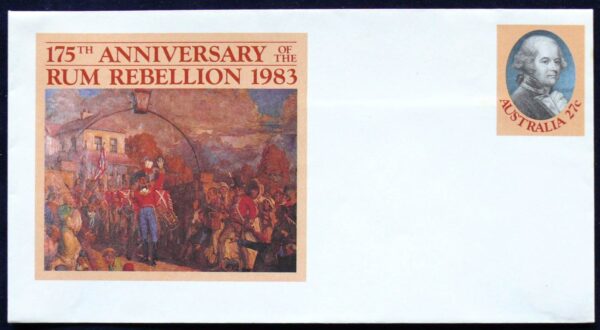 1983 Australia Post FDC - 175th Anniv. Rum Rebellion -A