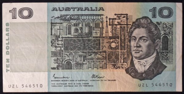 1985 Australia Ten Dollars - UZL