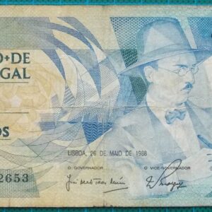 1988 Portugal 100 Escudos Banknote CMX032653
