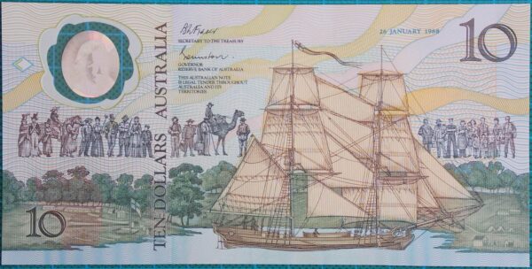 1988 Australia $10 Bicentenary Issue AA23101580 Last Prefix