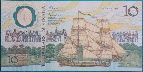 1988 Australia $10 Bicentenary Issue AA23101589 Last Prefix