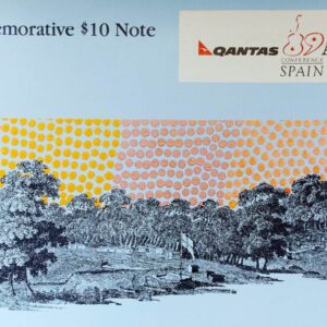 1988 Australia $10 Bicentennial Folder AA 04 With Qantas And Ansett
