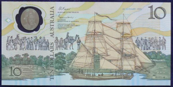 1988 Australia $10 Bicentennial Folder - AA 15  A