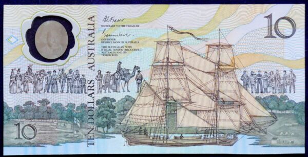 1988 Australia Ten Dollars Bicentennial Issue - AB30 63
