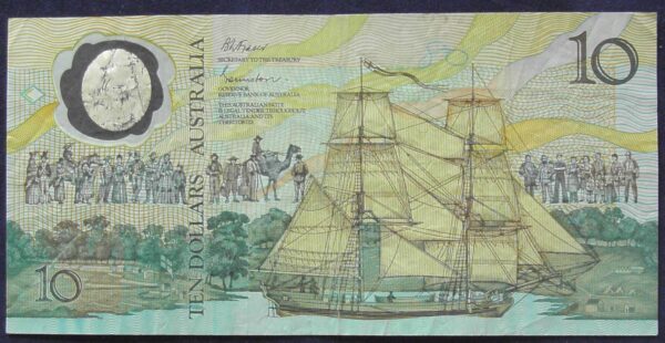 1988 Australia Ten Dollars Bicentennial Issue - AB57 - Last Prefix