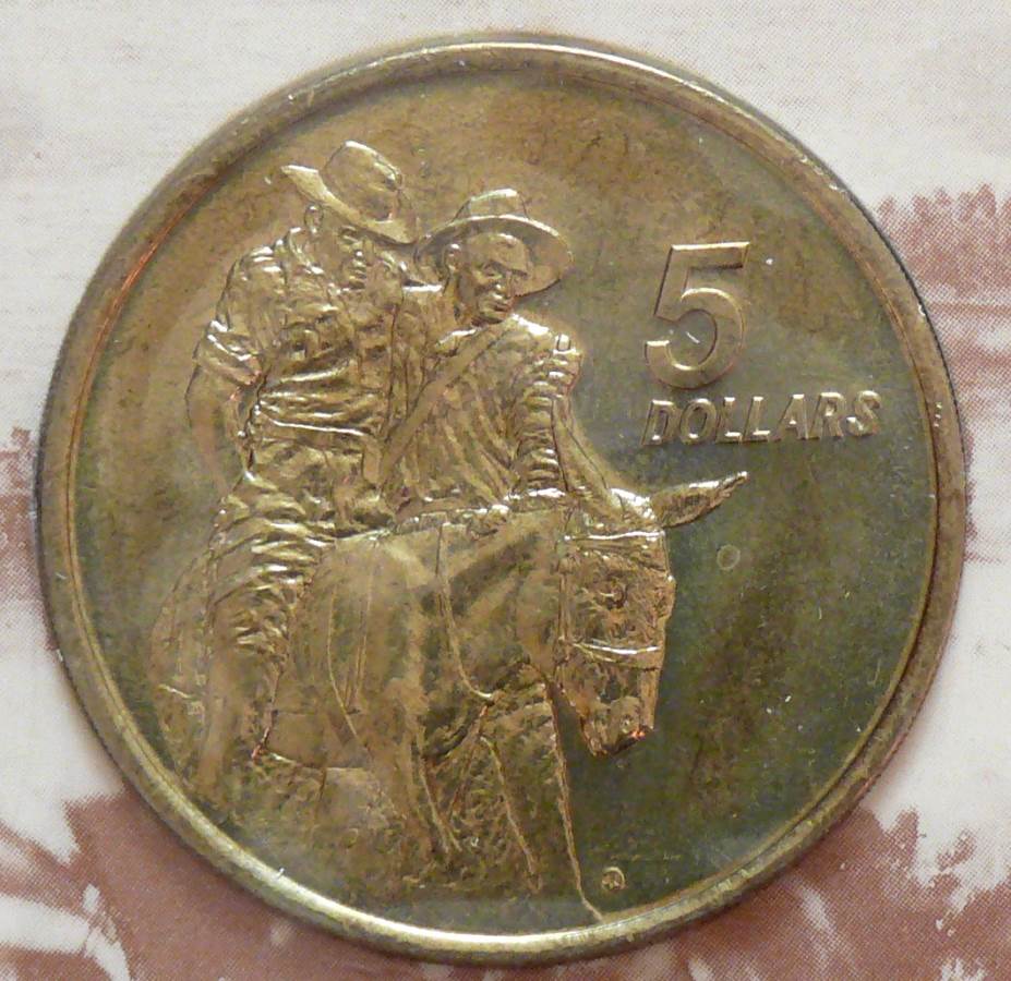 1990 Australia 5 Dollars ANZAC Commemorative Coin