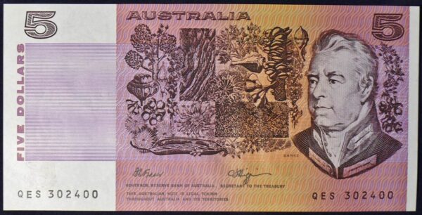 1990 Australia Five Dollars - QES