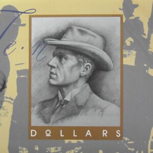 1991-3 $10 Australia Last and First NPA Folder - Purple OvPT