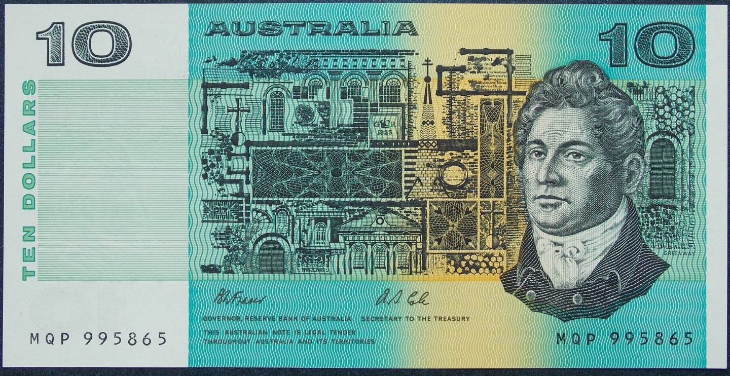1991 Australia Ten Dollars MQP