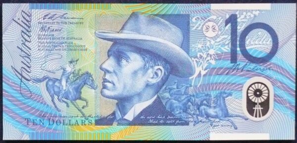 1993 Australia Ten Dollars Polymer - DH 93