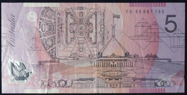 1995 Australia Five Dollars Polymer - FG95