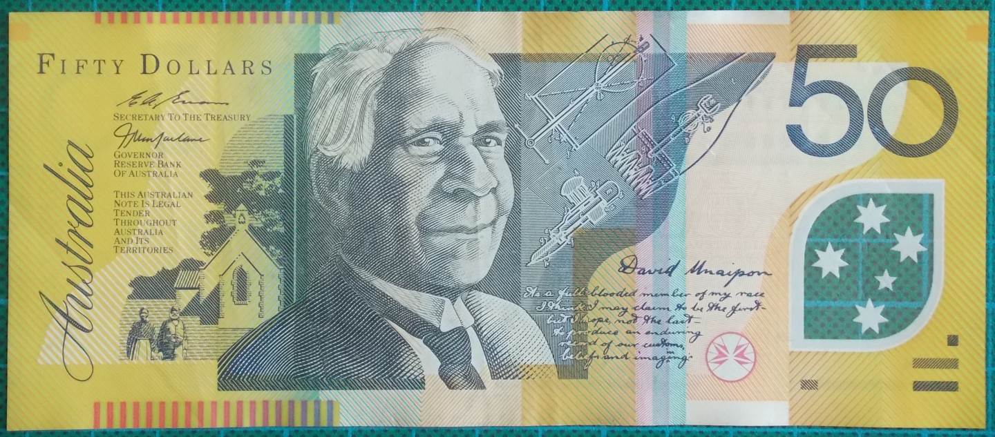1999 Fifty Dollars Banknote AD99391771